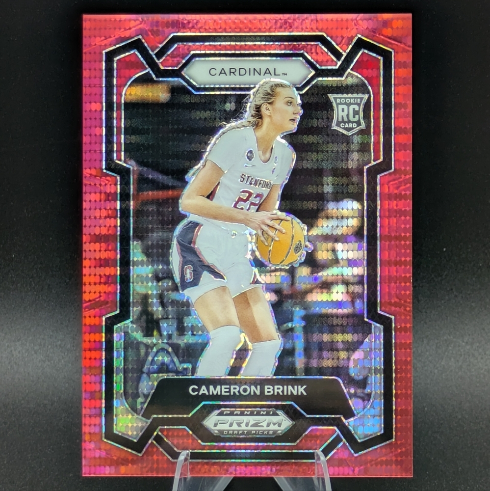 2024 Panini Prizm Draft Picks Cameron Brink 89 Red Pulsar Prizm /299 RC WNBA Lot - Picture 2 of 9